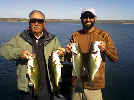 Bass Caught on Lake Amistad Choke Canyon or Falcon Lake